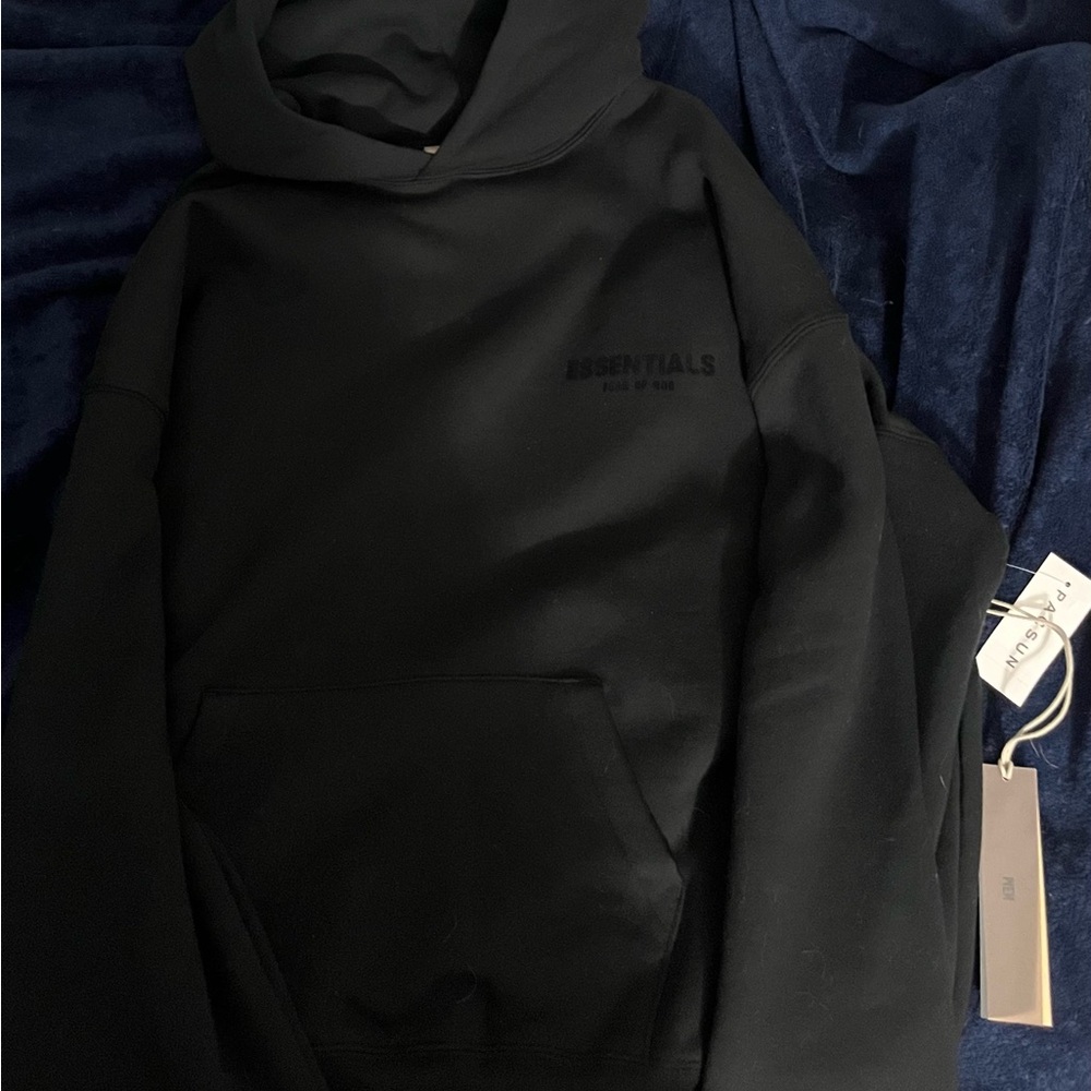 Essentials Black Hoodie